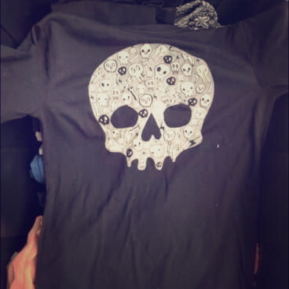 Skull Hoodie - Girl’s Small